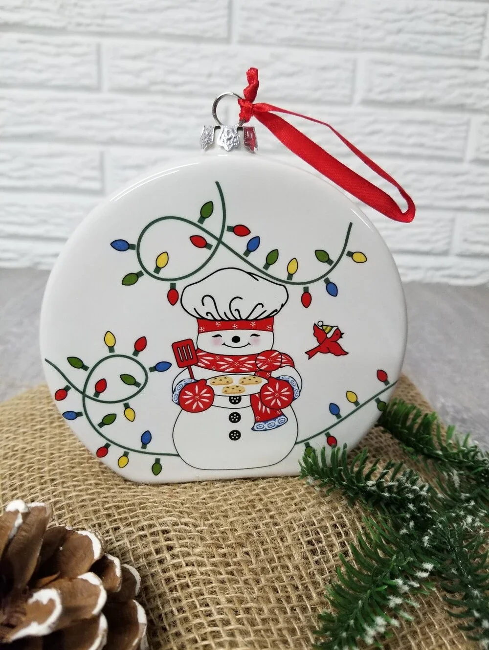 Temp-Tations Snowball Cookies Recipe Ornament